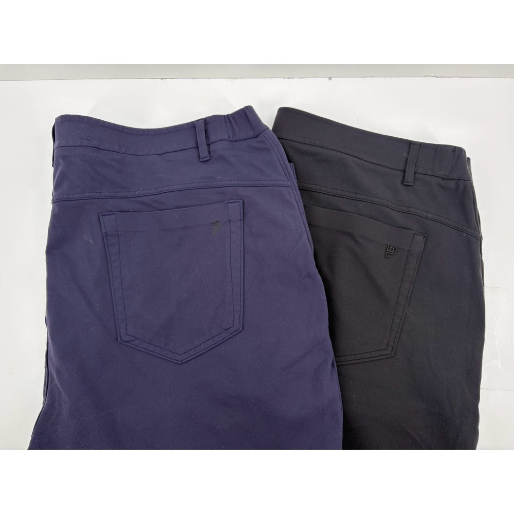 (2) Public Rec Gamechanger 5 Pocket Pants Men's 40x28 Black & Blue Stretch Tech